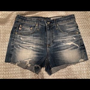 AG never worn jean shorts size 24